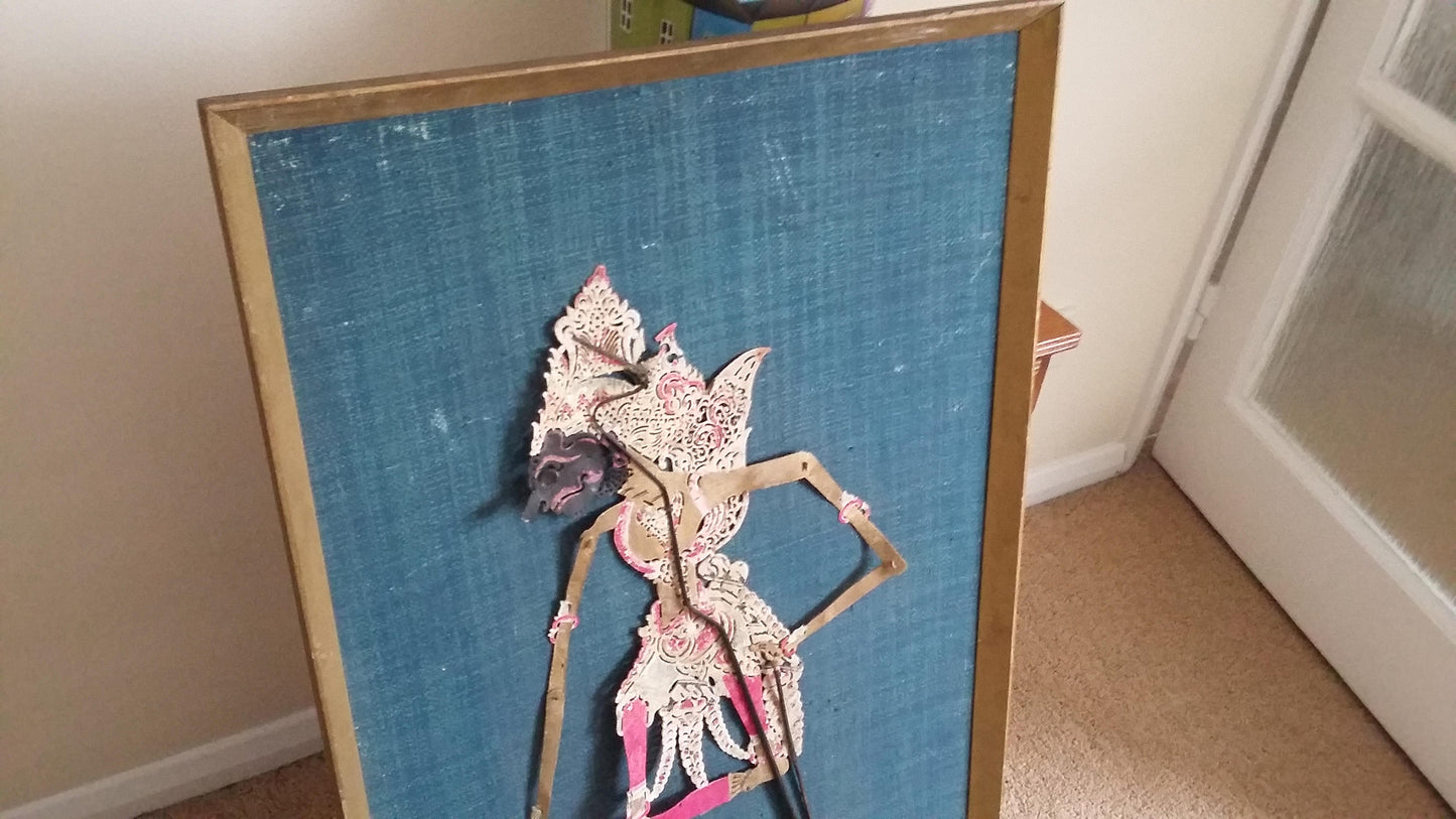 Amazing Large Enigmatic Retro Art Bespoke Character Collage Cardboard etc. Warrior