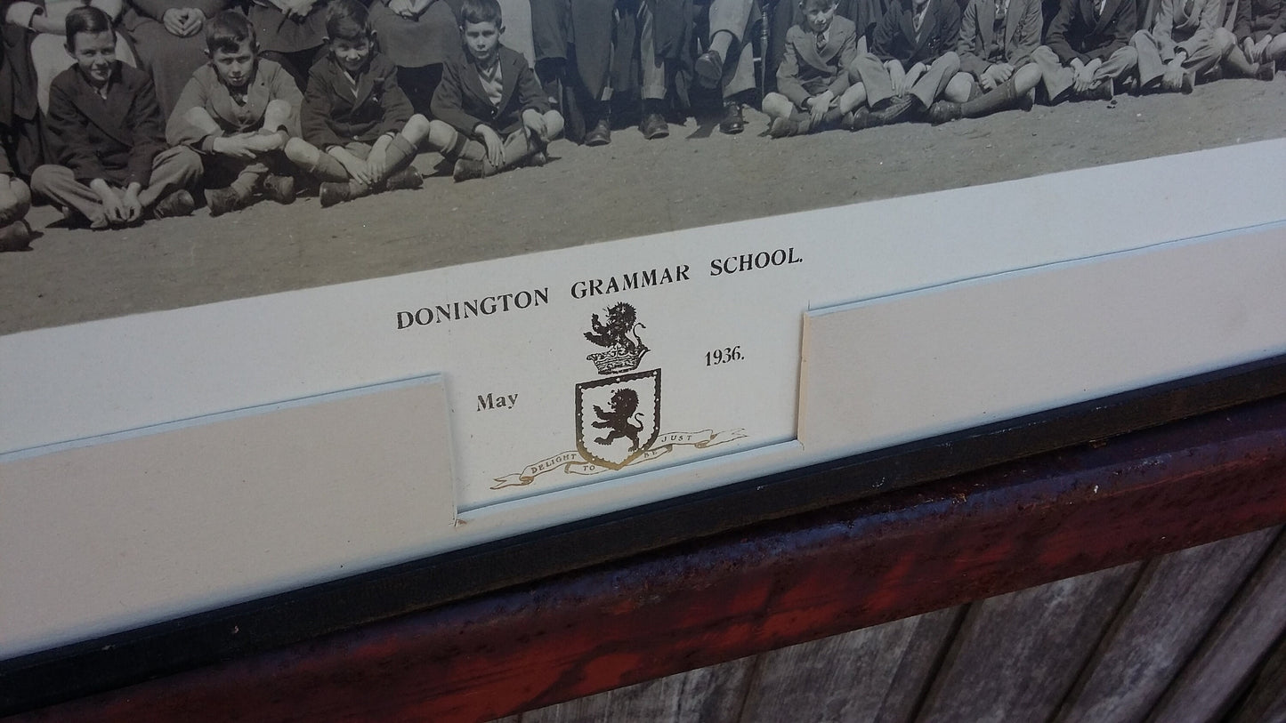 Original Vintage Photograph Donington School 1936. Panora Ltd