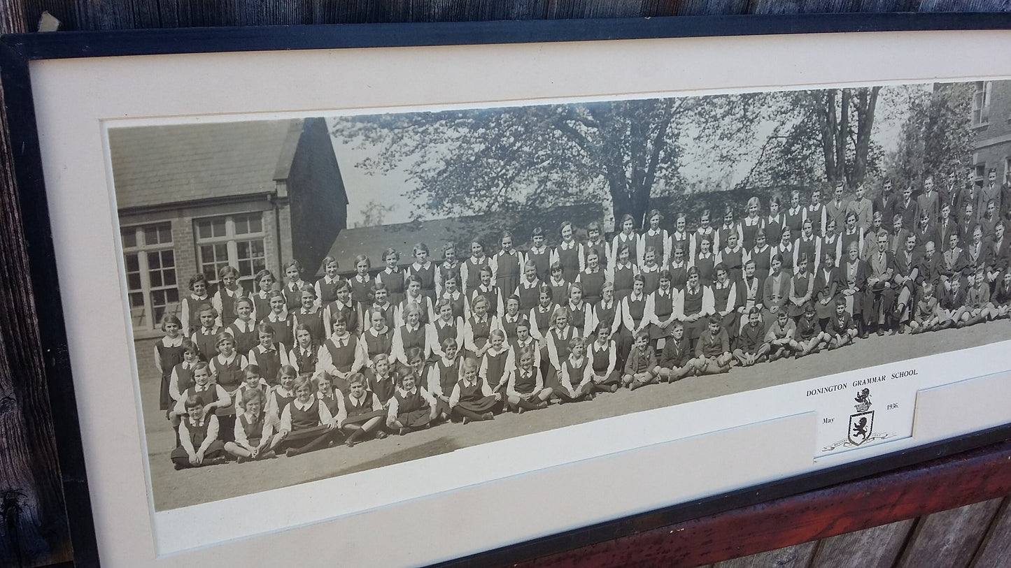 Original Vintage Photograph Donington School 1936. Panora Ltd