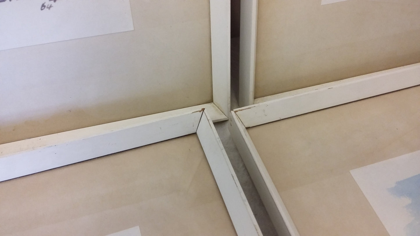 4 Original Vintage 1960’s Greek Greece Prints Andros Naxos x2 Santorin.