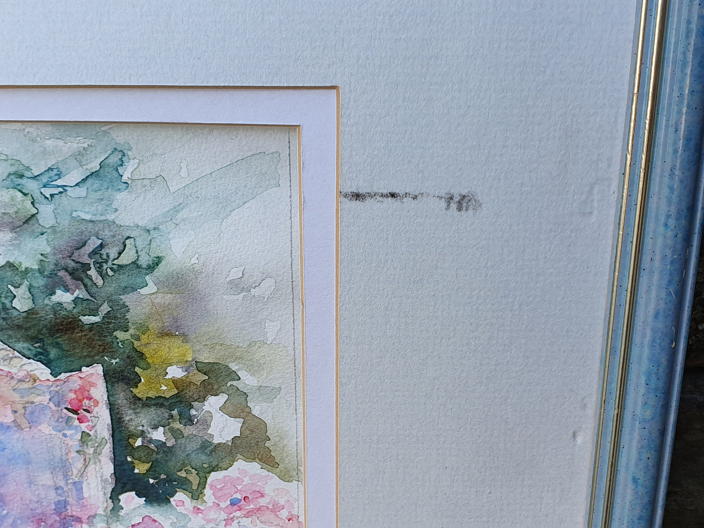 Large Original Watercolour ‘Images of Diana’s Garden Copinger Hall’ Lady Di Diana Samantha Jill D Howard
