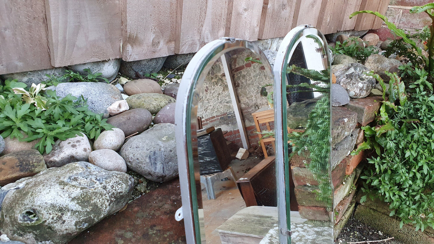 Pair of Vintage Retro 1950’s Bevelled Wall Mirrors