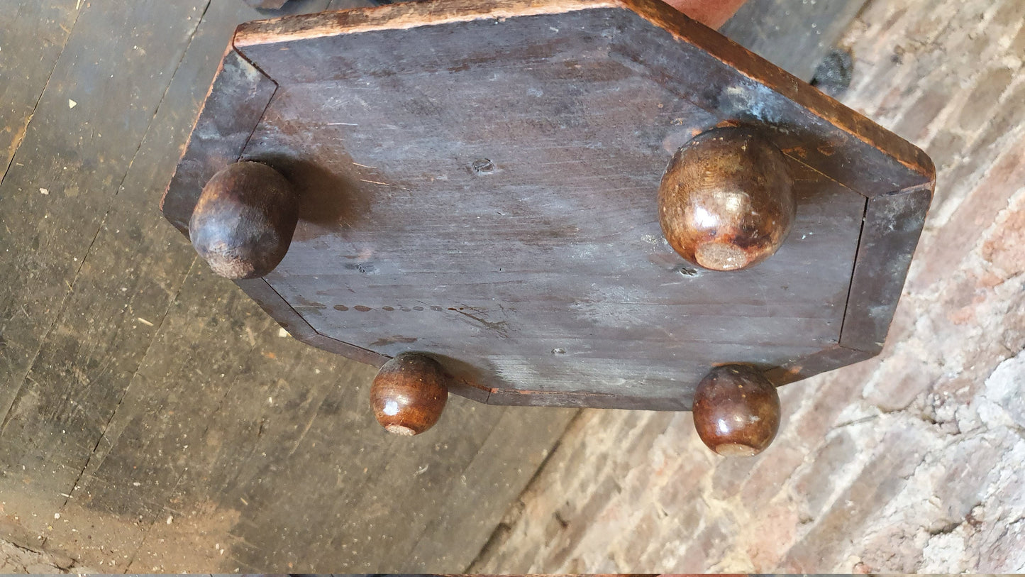 Unique Vintage Bespoke Mahogany Standard Lamp Old Ship’s Decoration