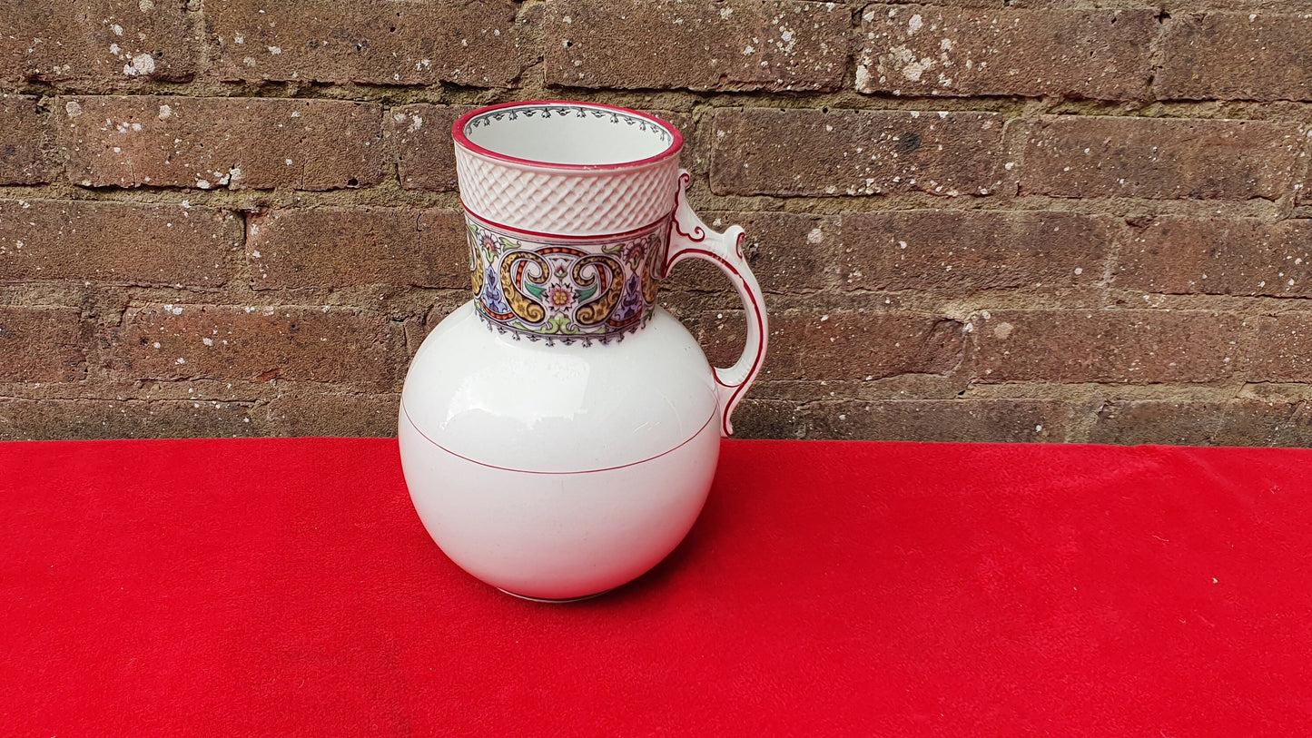 Large Vintage Victorian Ewer Jug Vase LA E Mayers AGRA