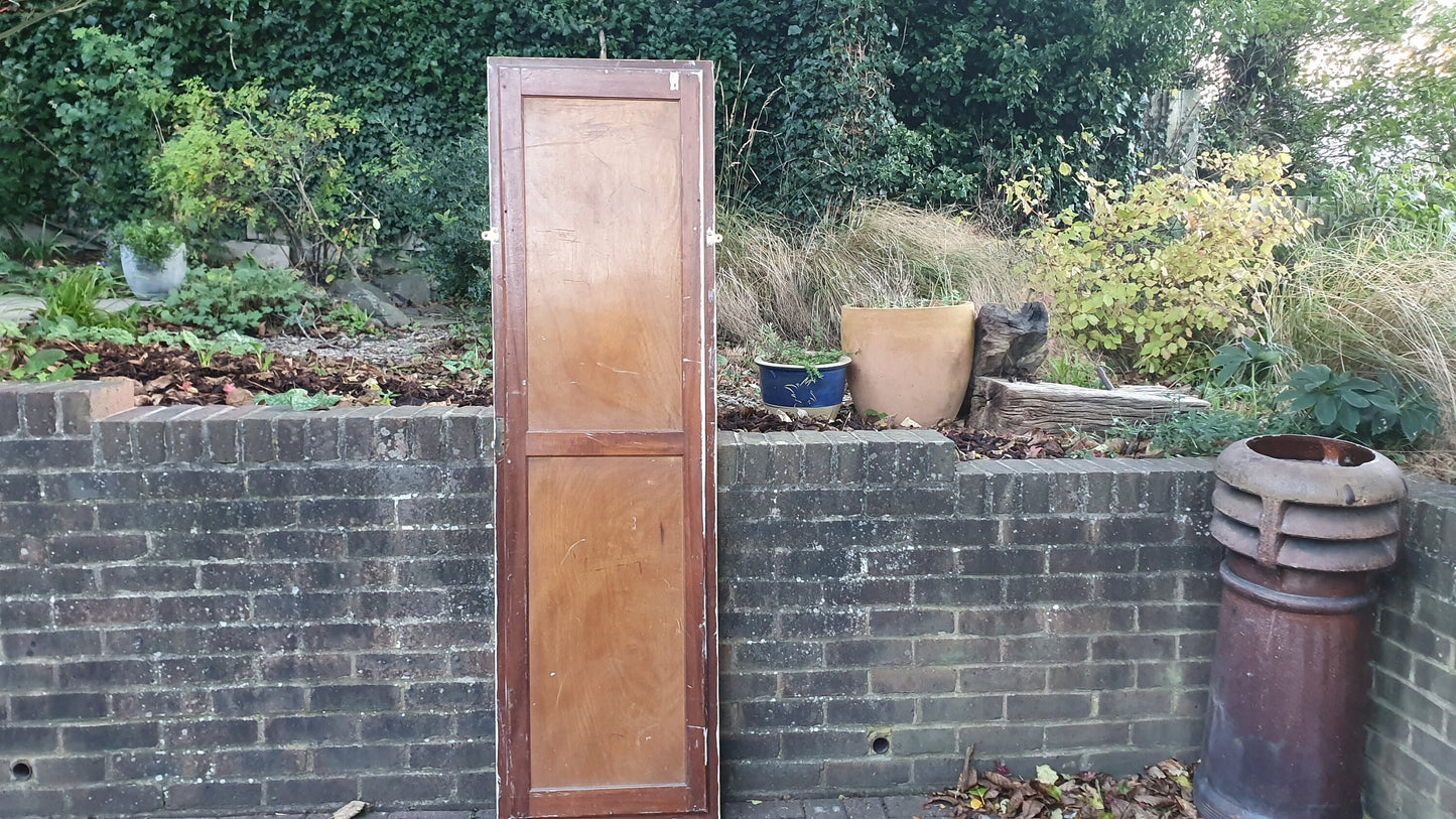 Massive Full Length Mirror Huge Bespoke Converted Edwardian Wardrobe Door Farrow and Ball Gold Highlights