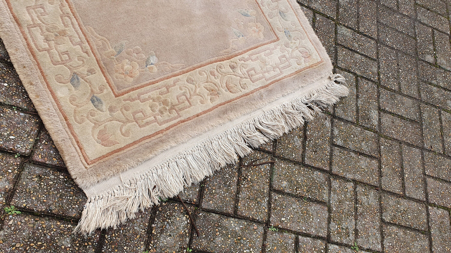 Vintage 1980’s Wool Pile Thick Kayam Rug.