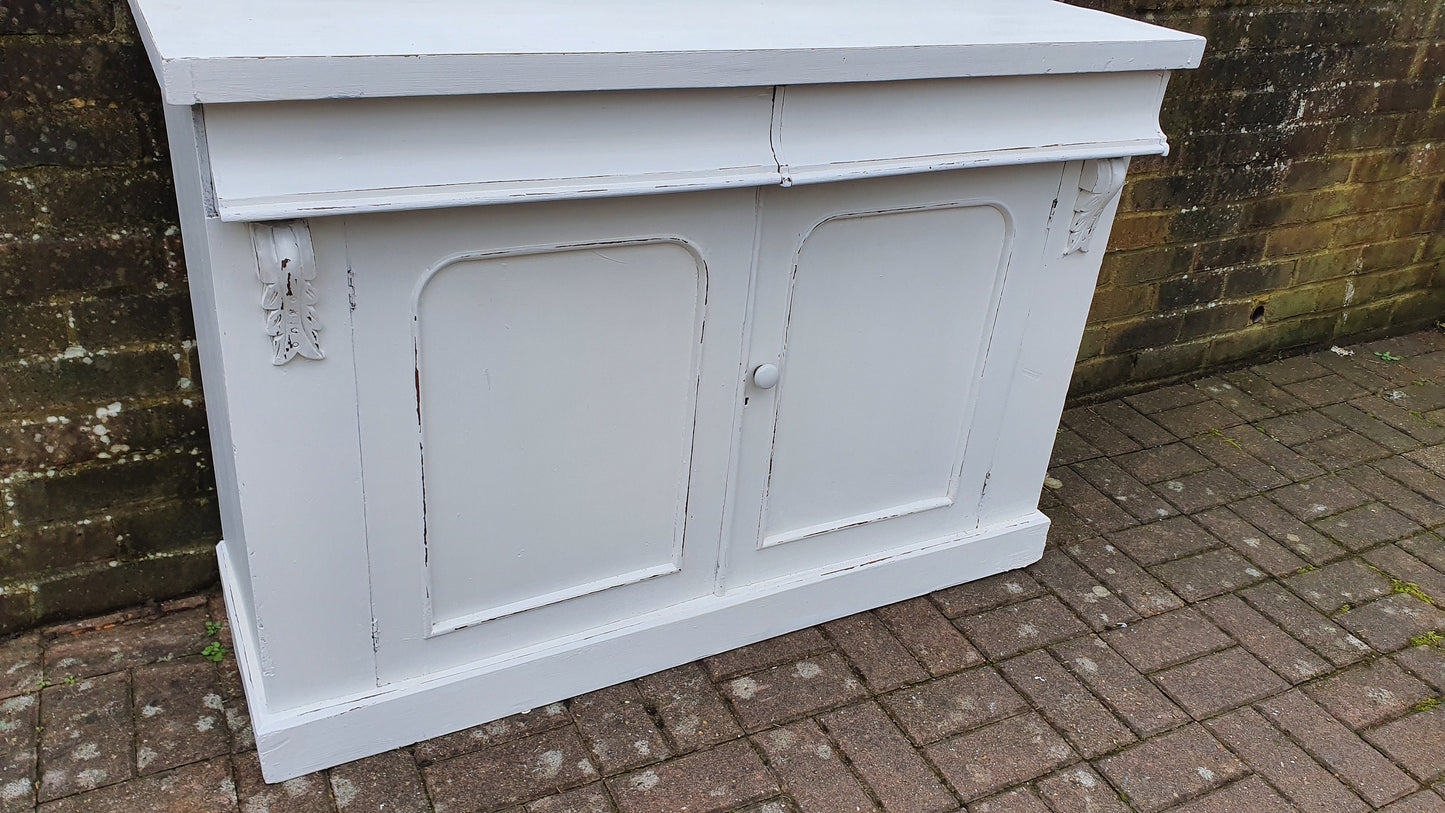 Stunning Vintage Painted Chiffoniere Sideboard Shabby Chic