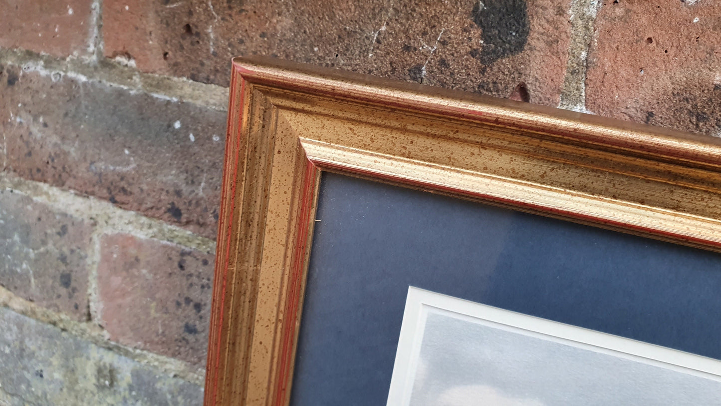 Print 'A Fair Wind' Anthony Osler Signed Limited Edition Colour Maritime Art Print Seascape Yacht Gilt Frame