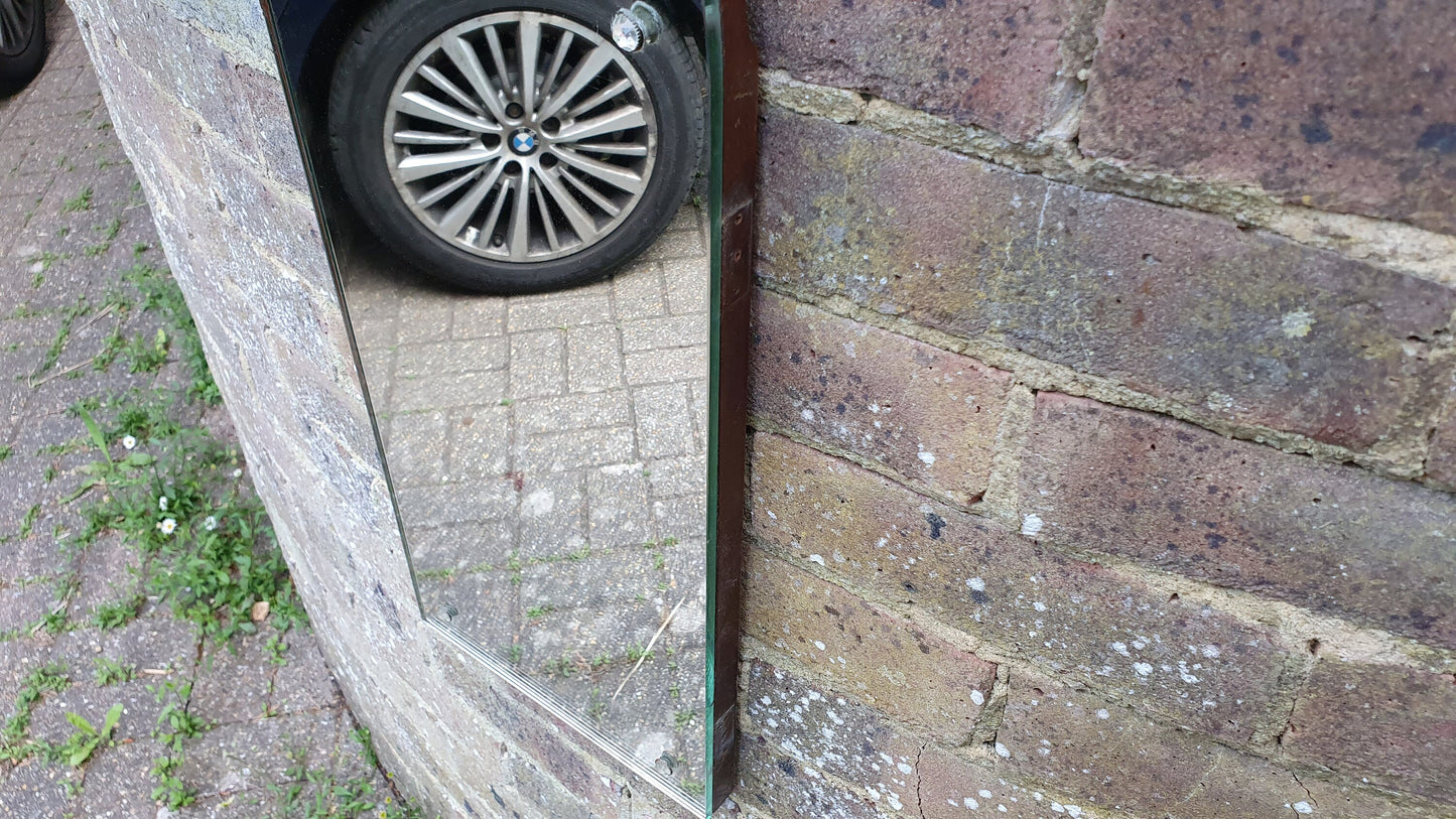 Vintage Retro Arched Wall Mirror Diamond Studs.