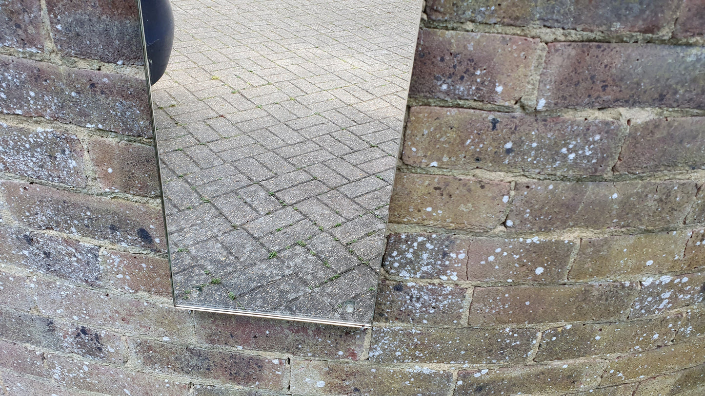 Vintage Retro Arched Wall Mirror Diamond Studs.