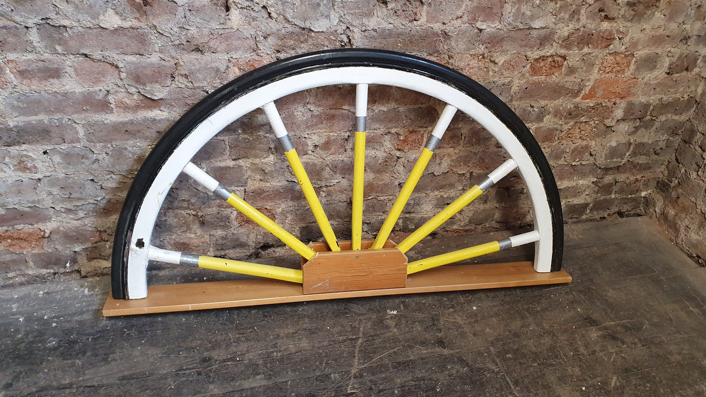 Large and Genuine Vintage Half Cartwheel
