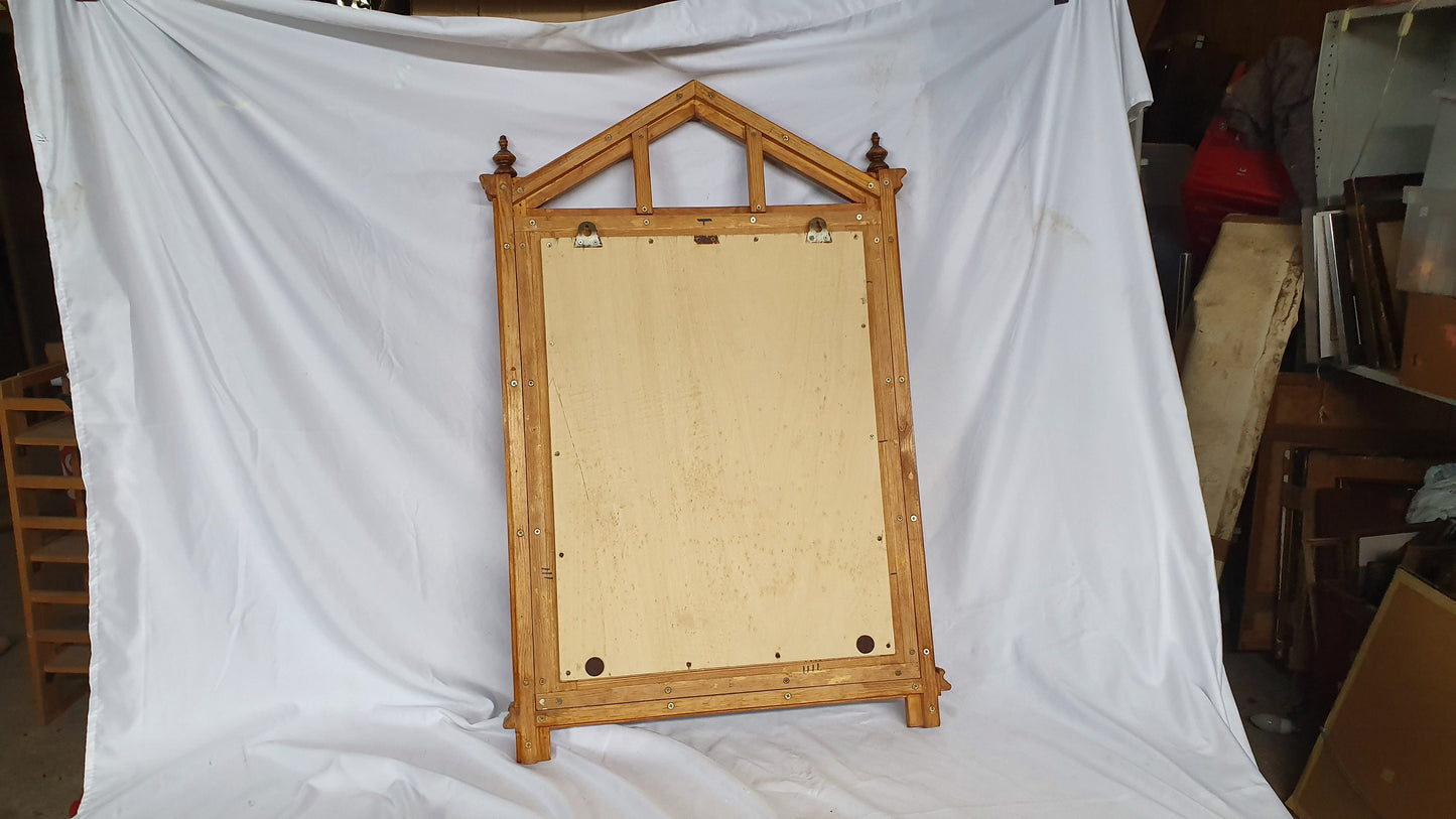 Large Da Vinci Masterpiece Print in Opulent Handmade Wooden Frame.