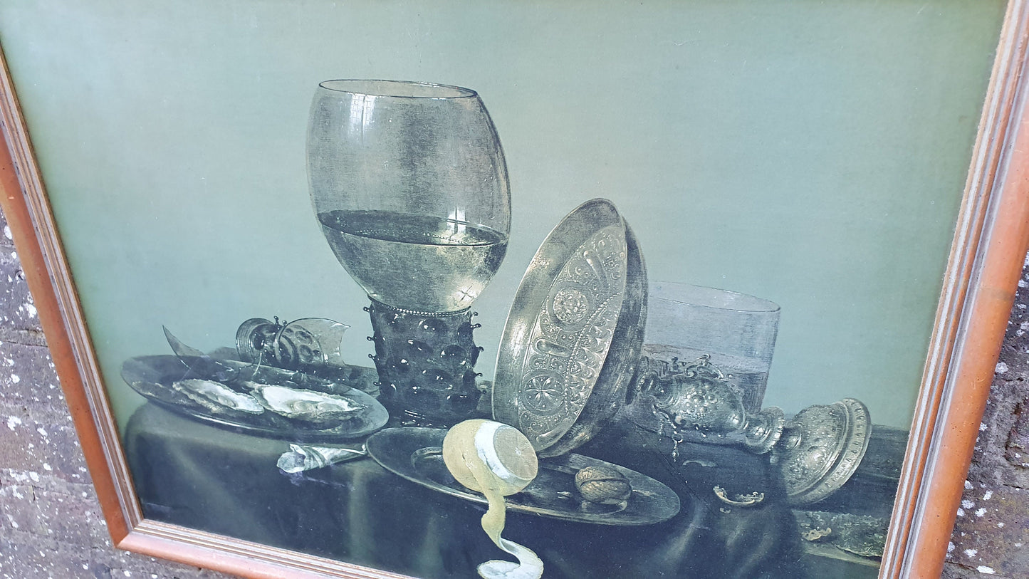 2 Large Masterpiece Prints Peeled Lemon Claesz and Dutch Vessels Duvell