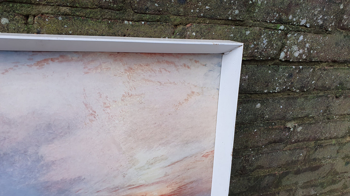Iconic Classic Vintage Turner Print Turner The Fighting Temeraire Ship’ JMW Turner Print Masterpiece