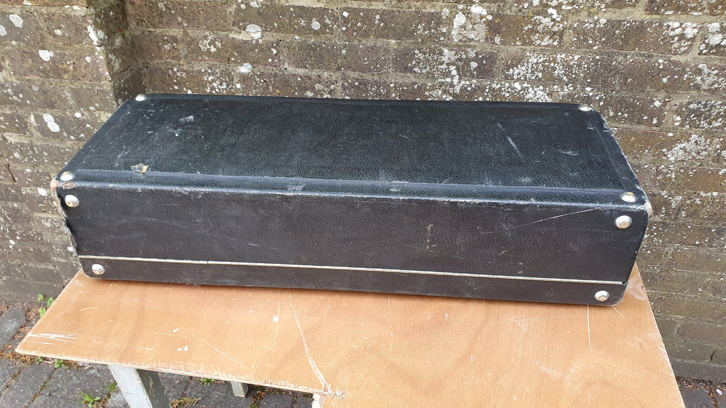Vintage Fitted Musical Instrument Case Storage Wind Instrument. Stage Film Prop Trumpet