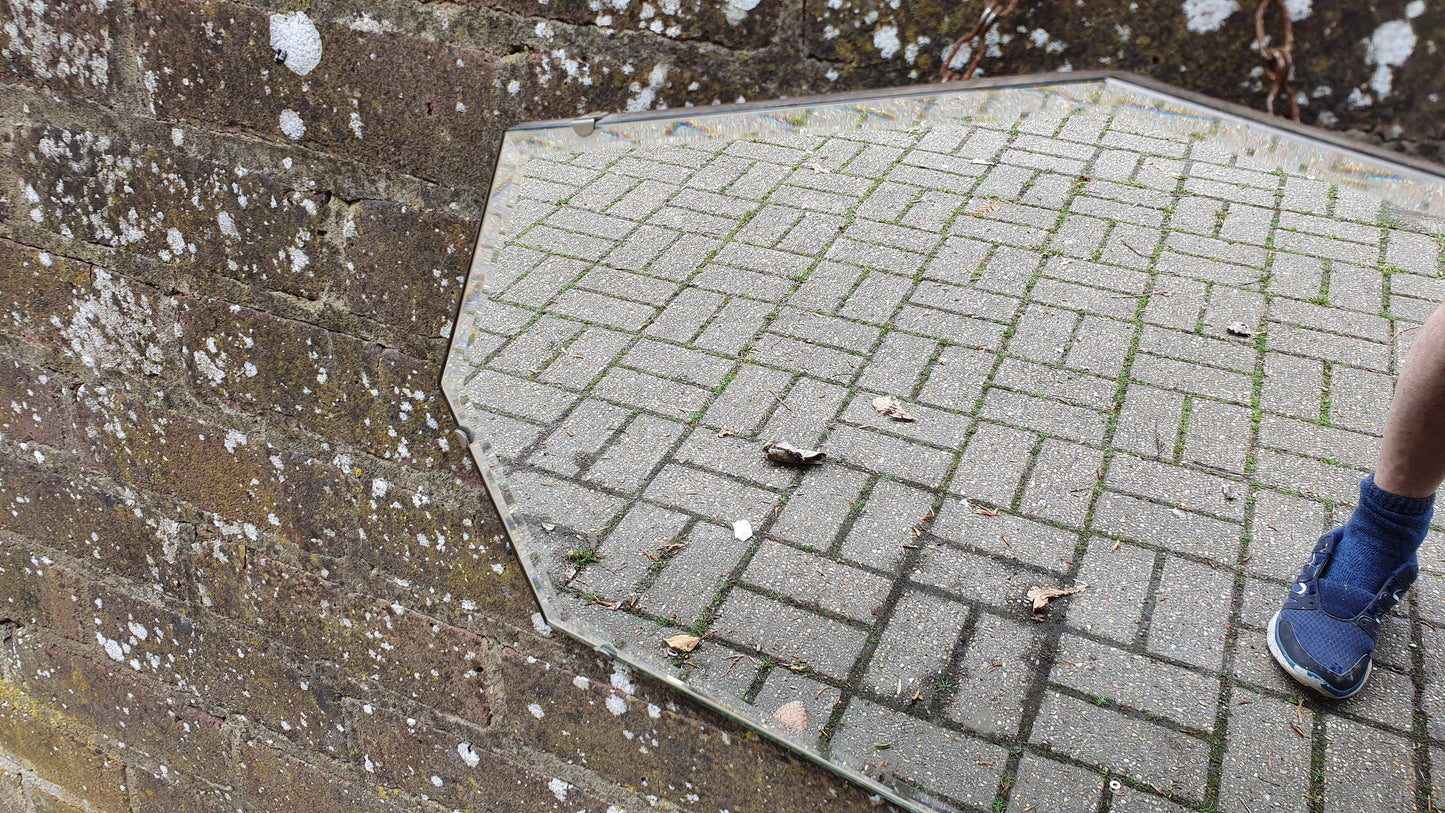 Vintage Diamond Shape Retro Wall Mirror 1950’s