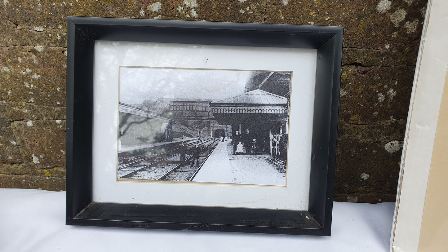 6 Large Vintage team Railway Engine Prints and 3 Smaller Framed Jack Hill Chris Holland.