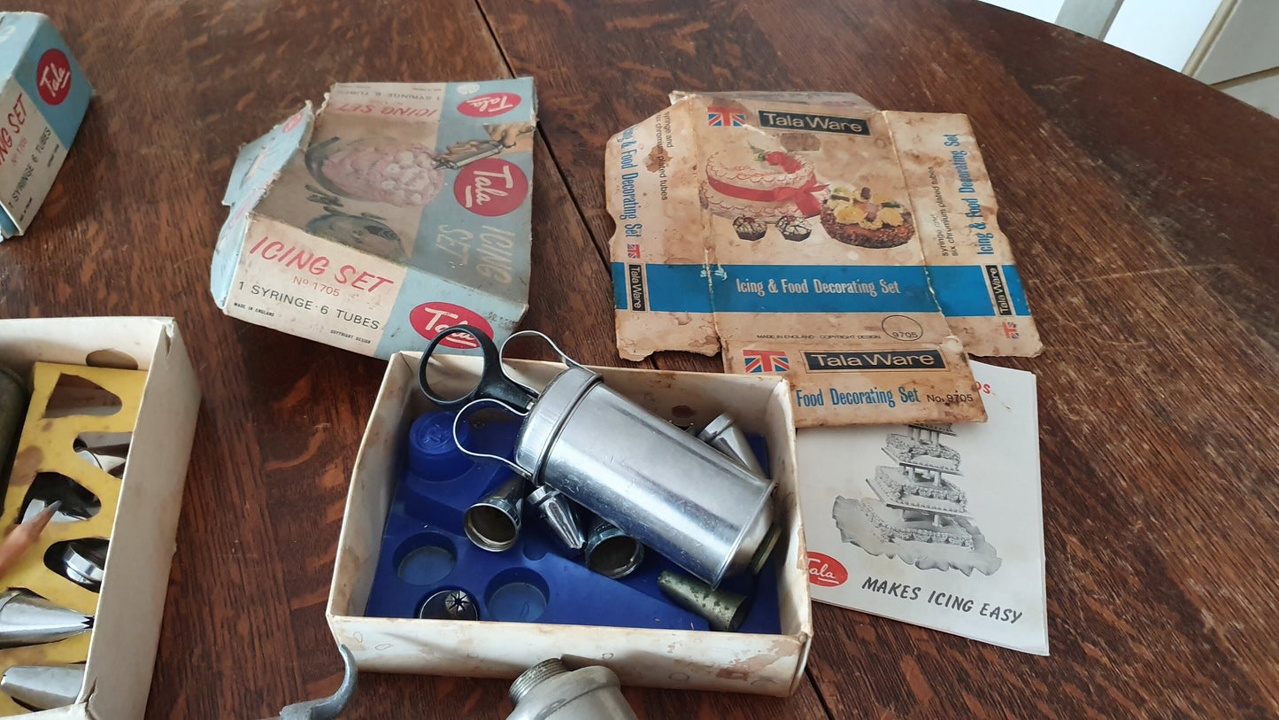Large Collection of Tala etc Icing and Food Decoration Set Sets Kitchenalia