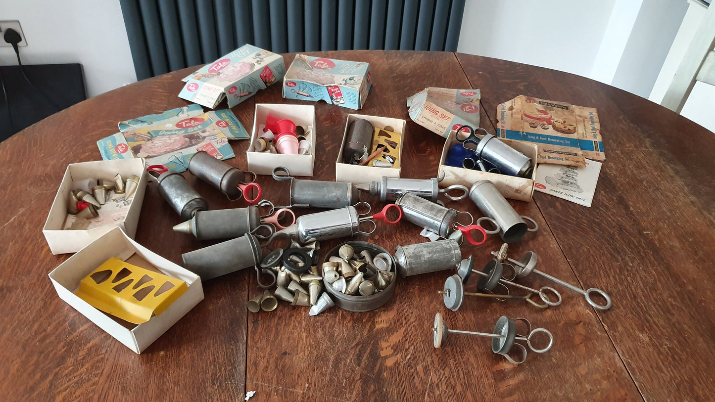 Large Collection of Tala etc Icing and Food Decoration Set Sets Kitchenalia