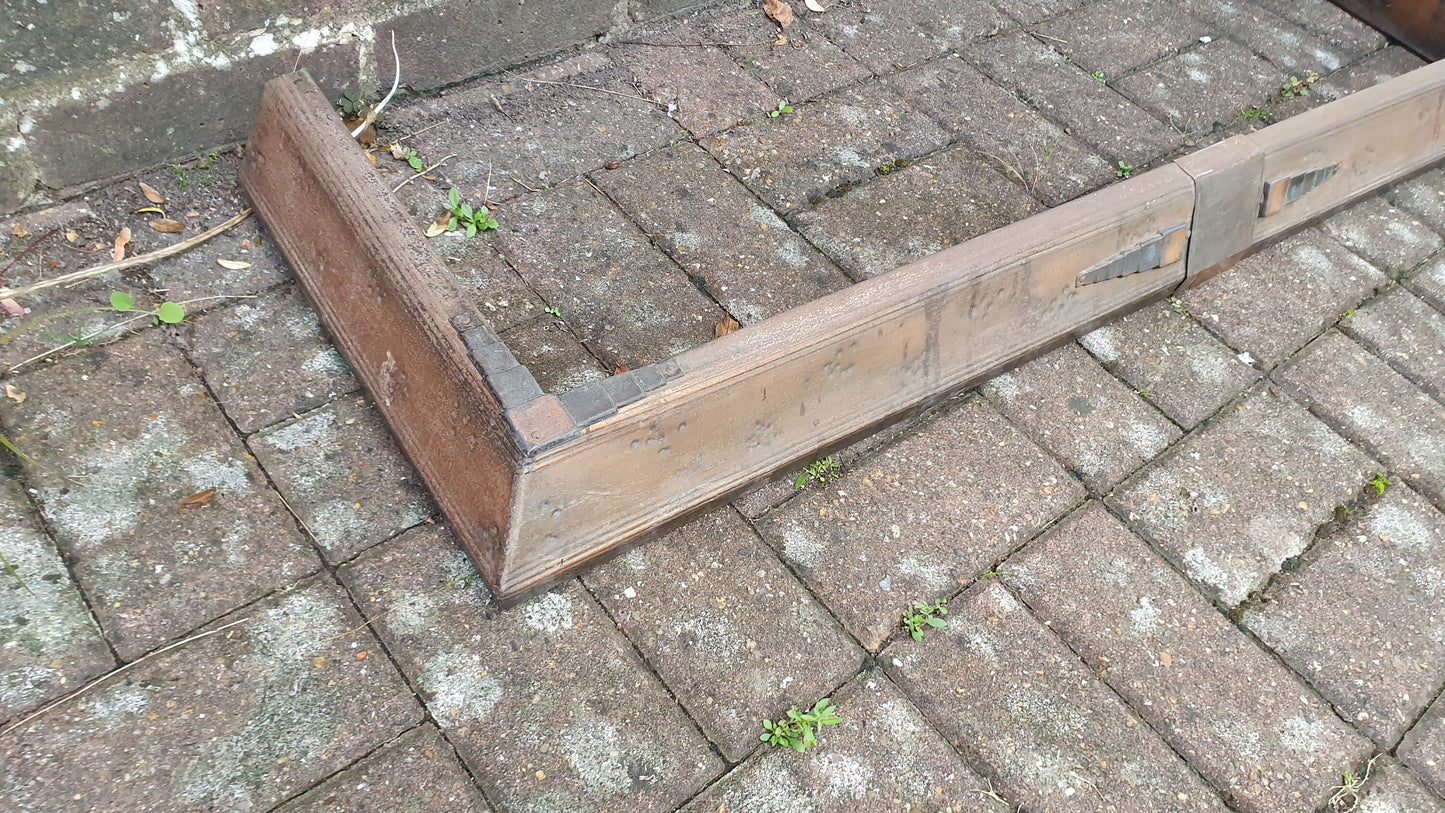 Large Vintage Metal Fender. Art Deco Design.