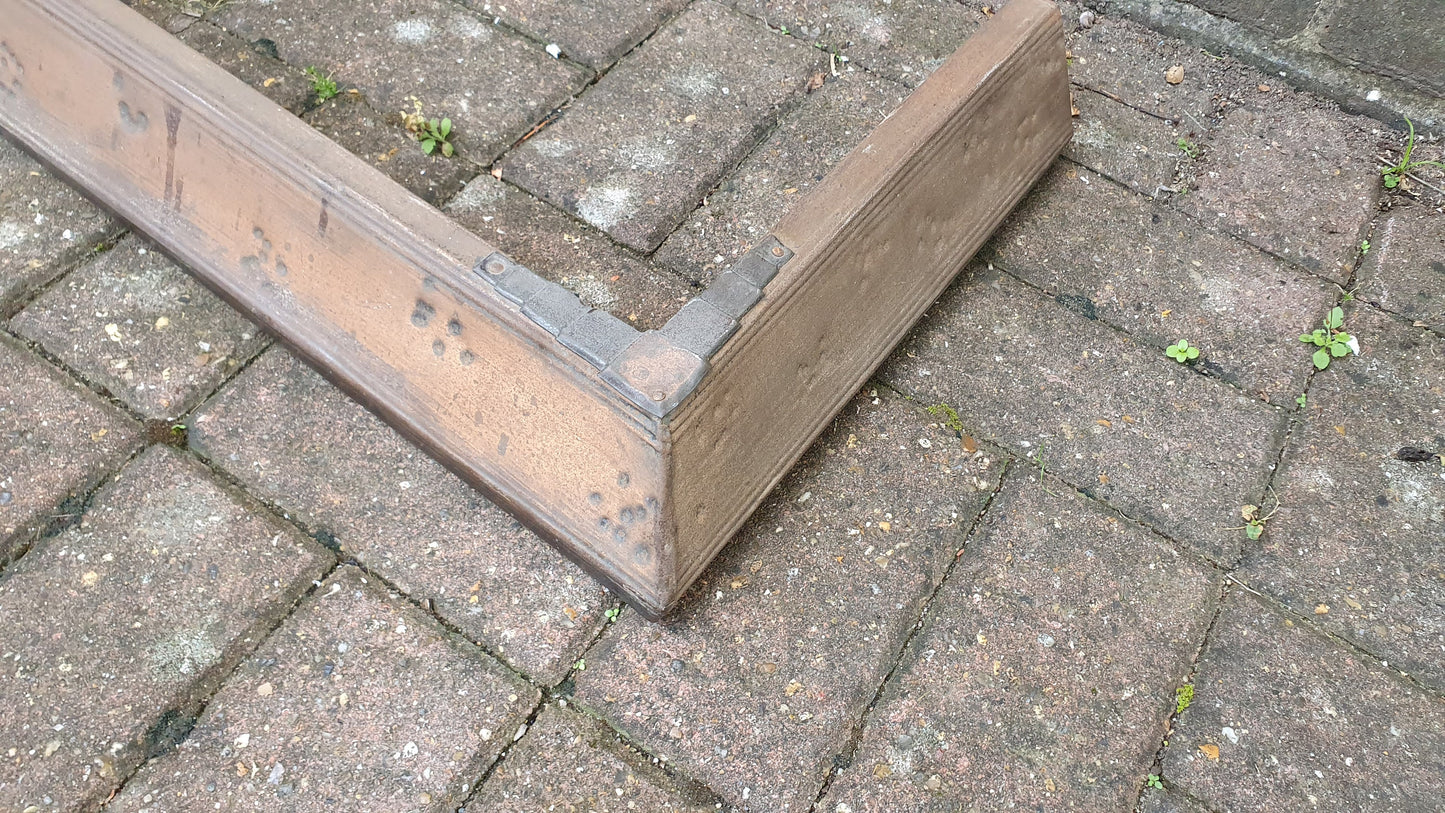 Large Vintage Metal Fender. Art Deco Design.