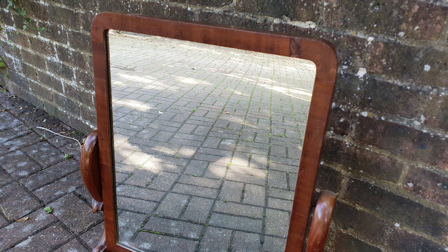 Large Victorian Swing Mirror Dressing Table.