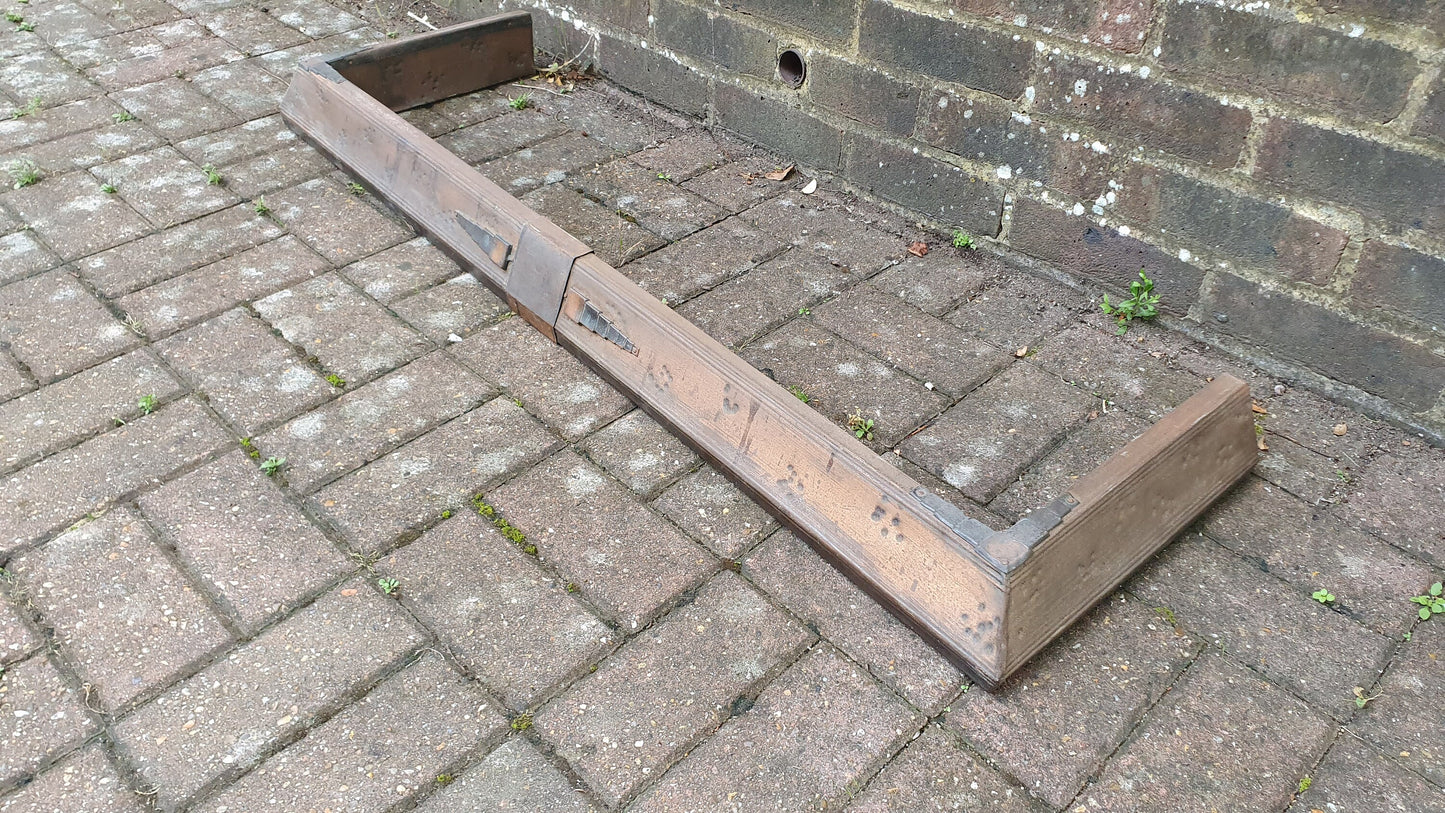 Large Vintage Metal Fender. Art Deco Design.
