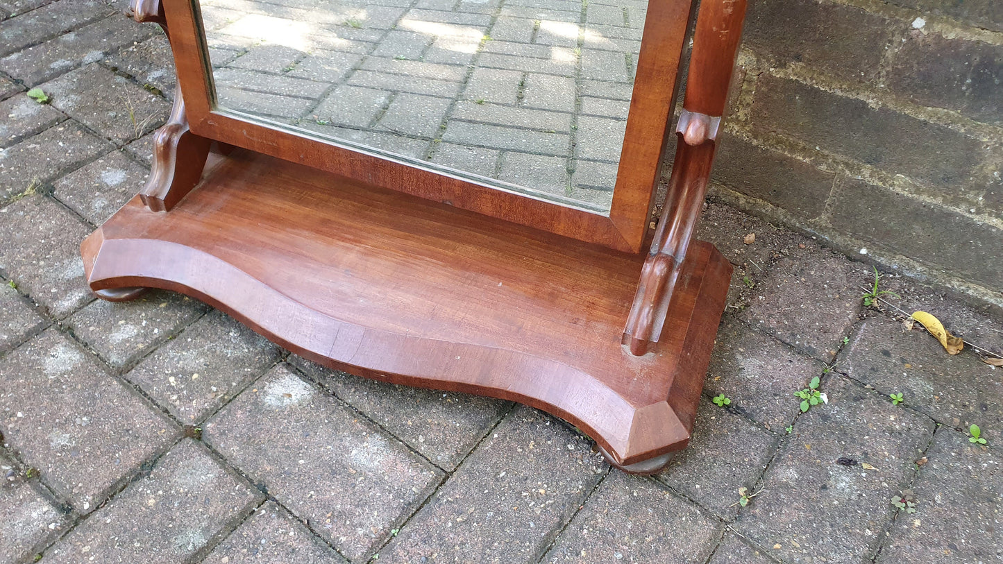 Large Victorian Swing Mirror Dressing Table.
