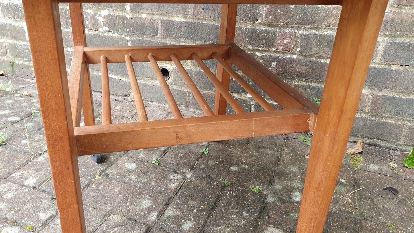 Vintage Retro Teak Coffee Table and Magazine Rack.