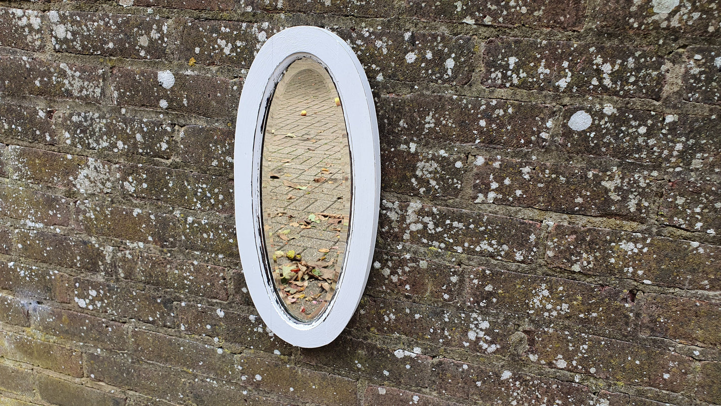Vintage Painted Mirror in Farrow and Ball ‘Blackened’
