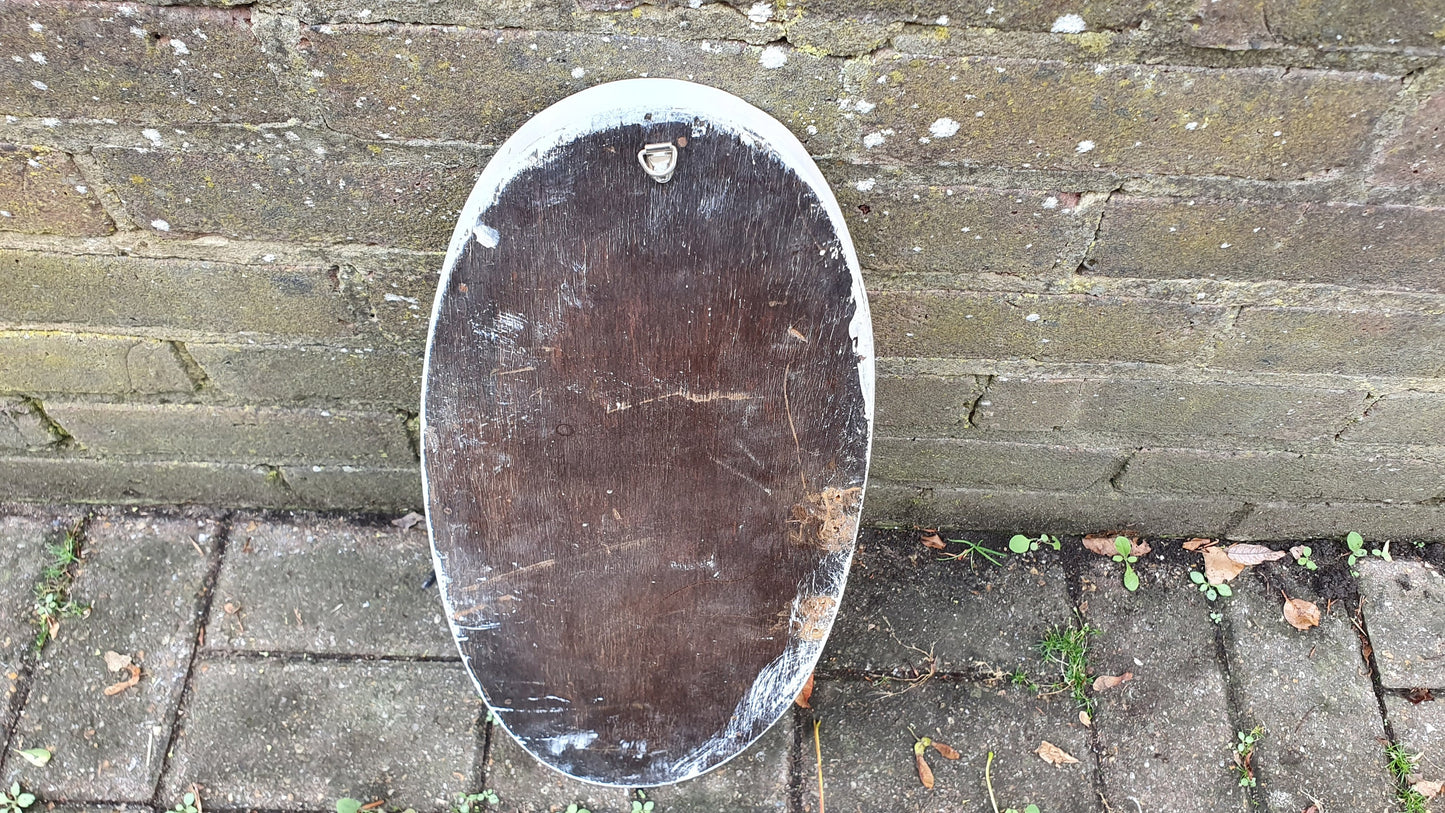 Vintage Painted Mirror in Farrow and Ball ‘Blackened’