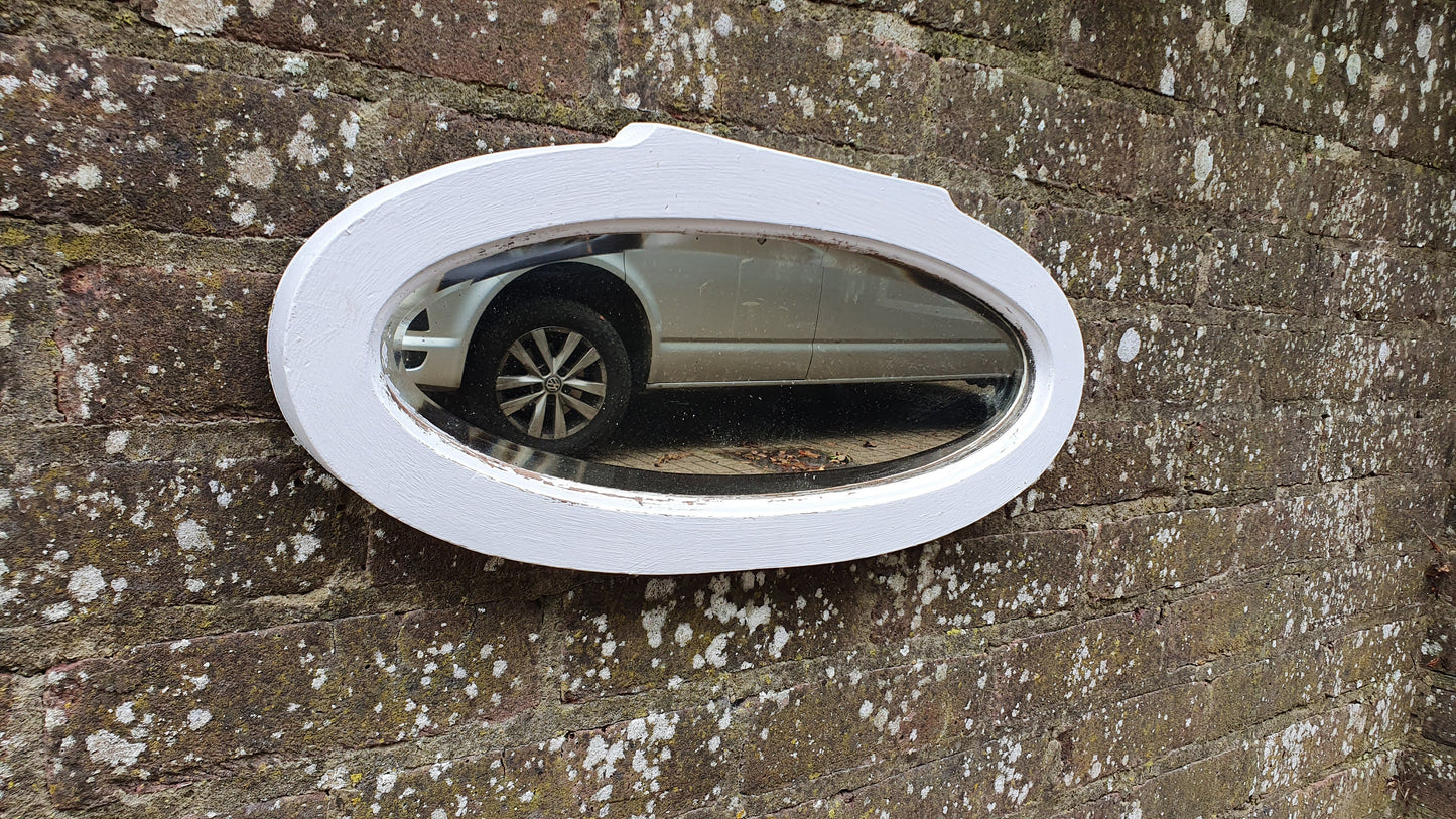 Vintage Painted Mirror in Farrow and Ball ‘Blackened’