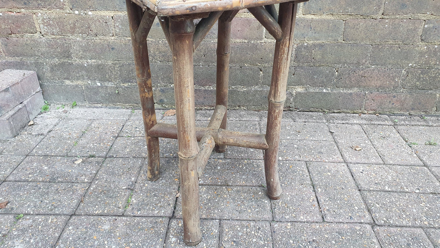 Stunning Vintage Victorian Bamboo Plant Stand.