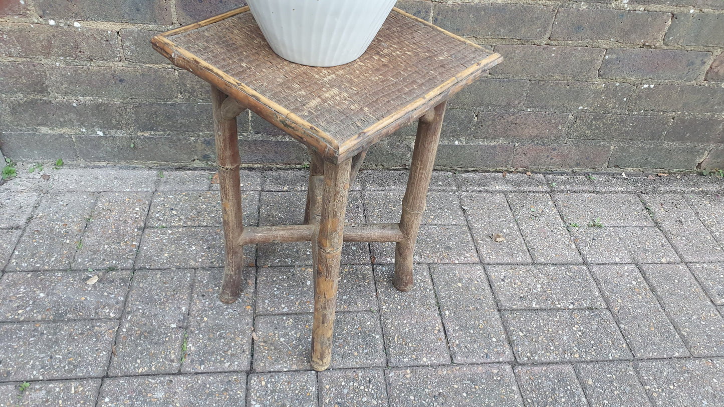 Stunning Vintage Victorian Bamboo Plant Stand.