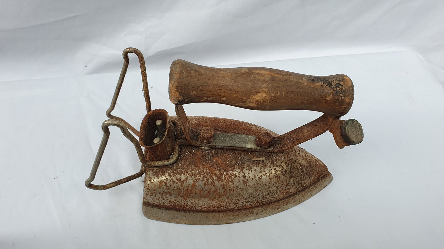3 Vintage Electric Irons Heavy Metal Housekeeping Stage TV Drame Props Shop Display