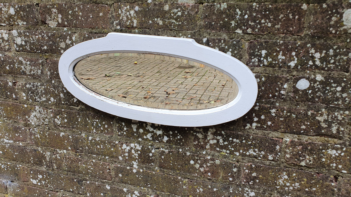 Vintage Painted Mirror in Farrow and Ball ‘Blackened’