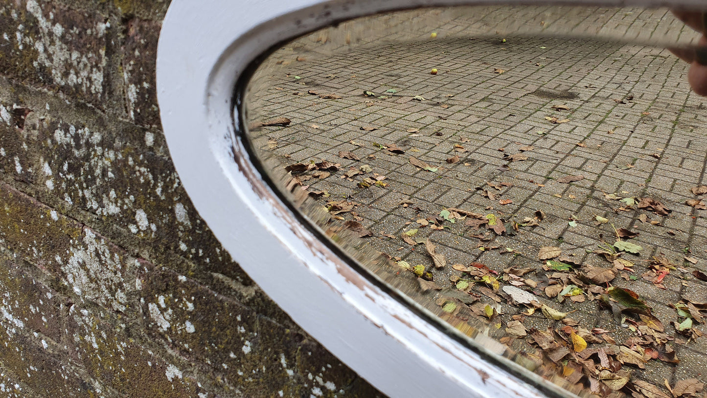 Vintage Painted Mirror in Farrow and Ball ‘Blackened’