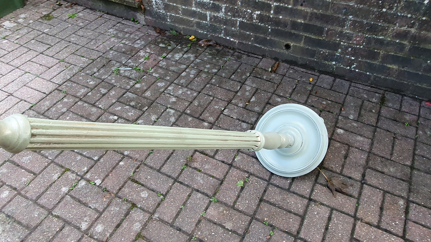 Bespoke Stunning Bespoke Green Vintage Standard Lamp Hand Painted Stylish