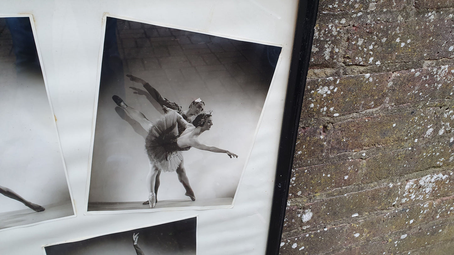 5 Large Original Photographs of Ballet Dancers Pearl Gaden & Derek Westlake.