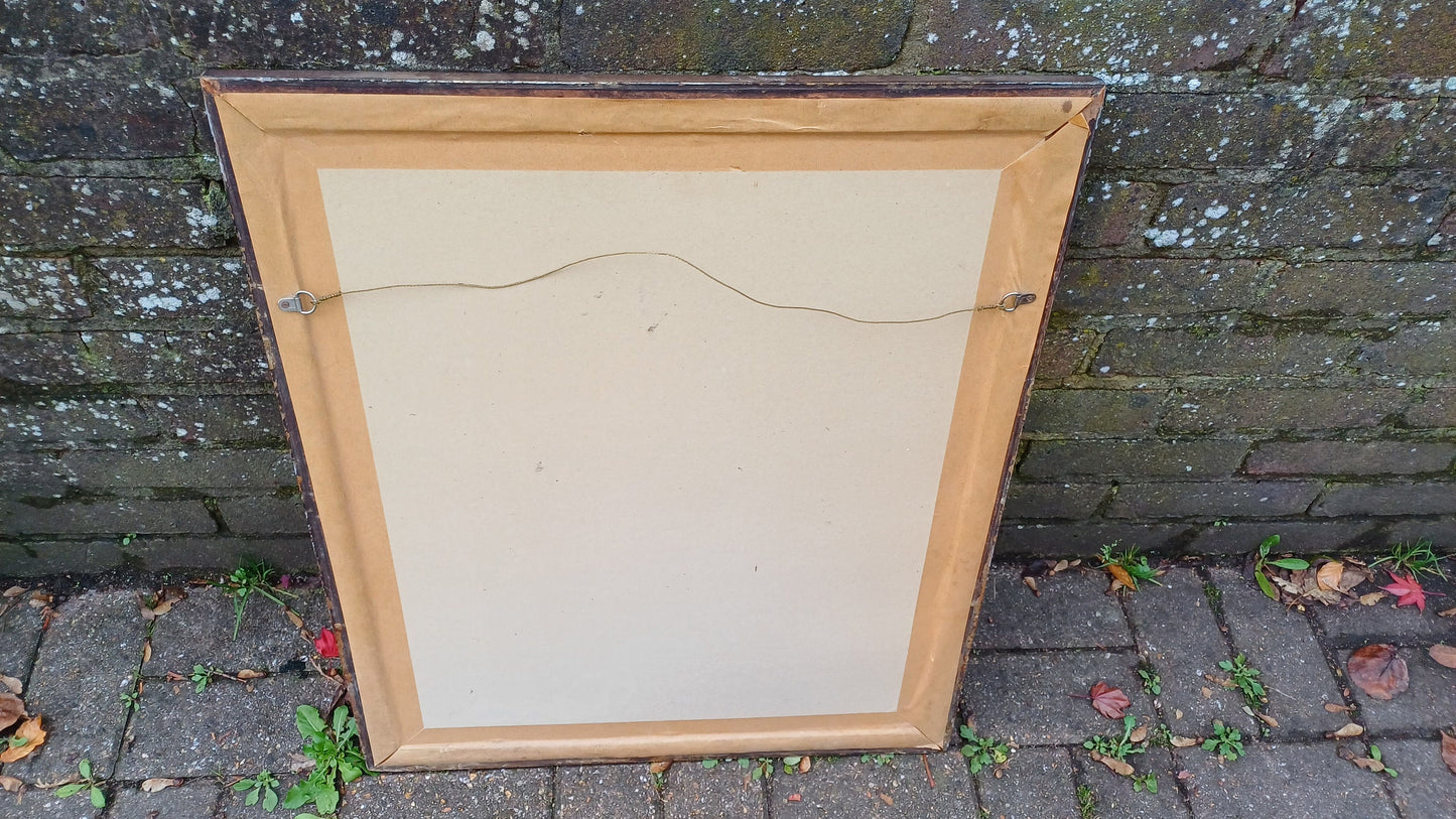 Large Top Quality Vintage Original Signed Norman Hirst Print of a Fine Lady.