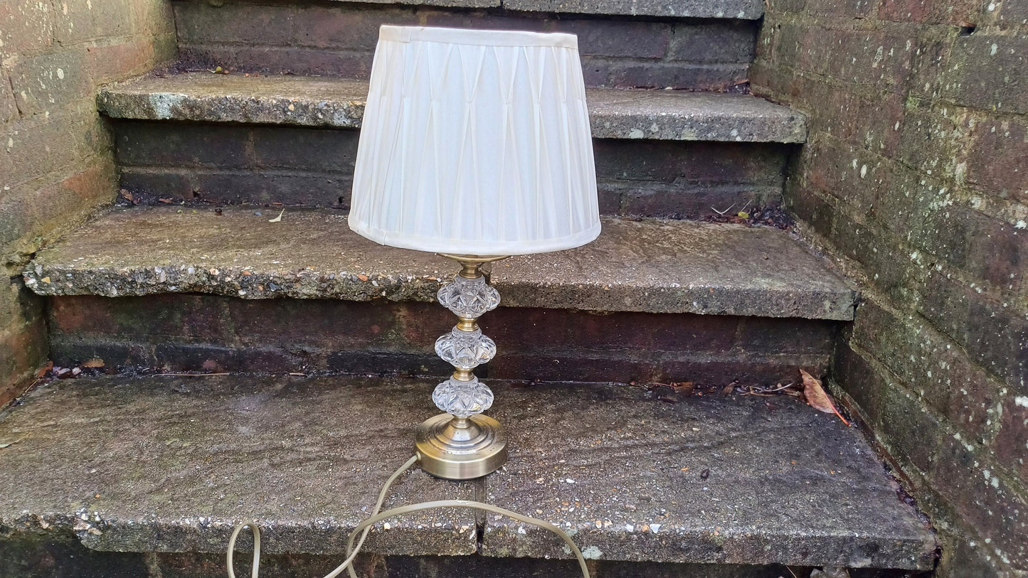 brass lamp withshade
