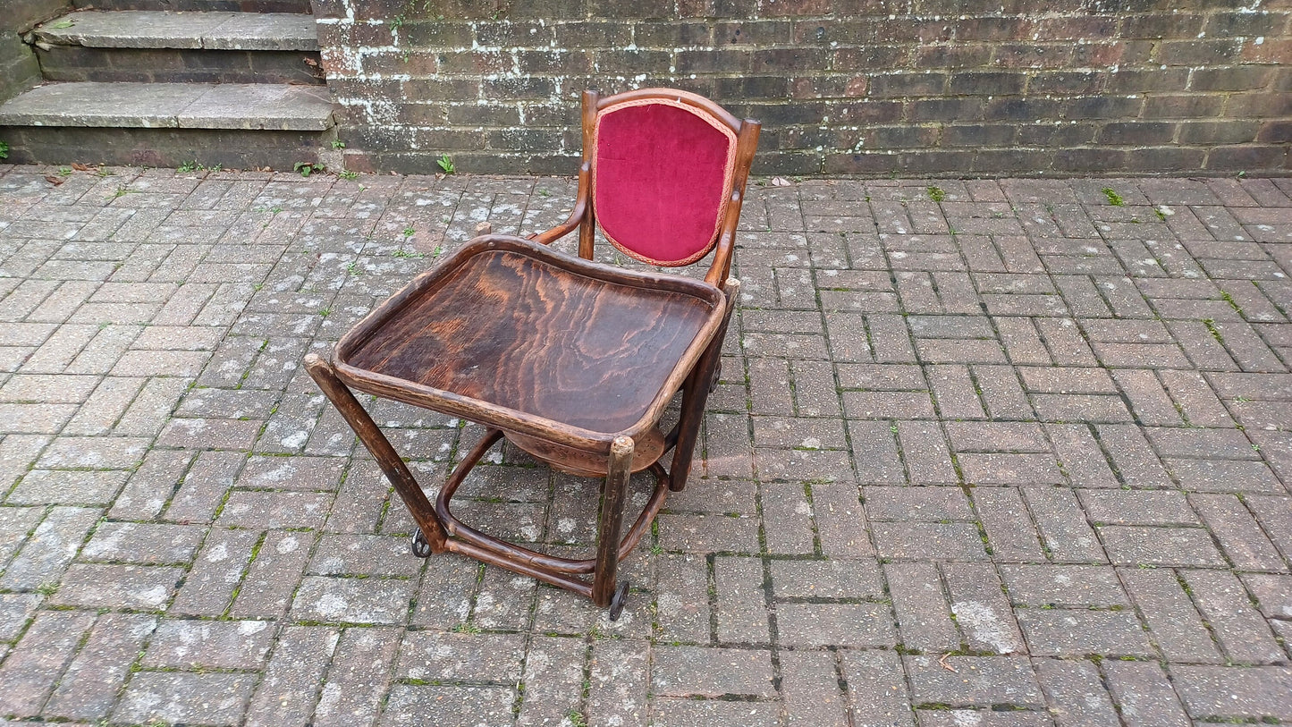Rare Vintage ‘Thonet’ Bentwood Child’s Chair Nursery