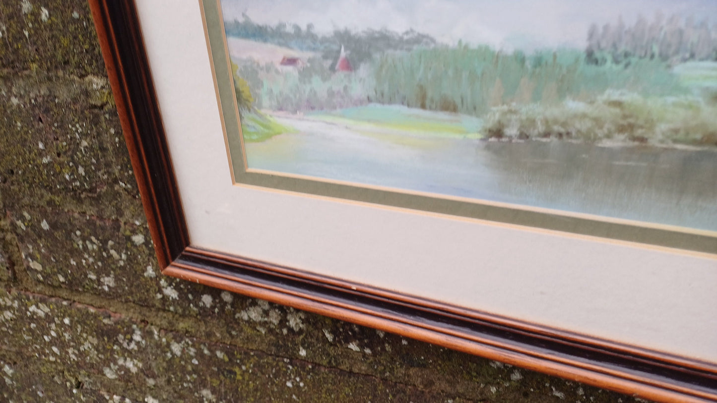 Beautiful Original Pastel Painting ‘Cloud Study’ by Mike Dell, Battle, East Sussex