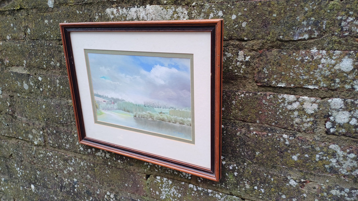 Beautiful Original Pastel Painting ‘Cloud Study’ by Mike Dell, Battle, East Sussex