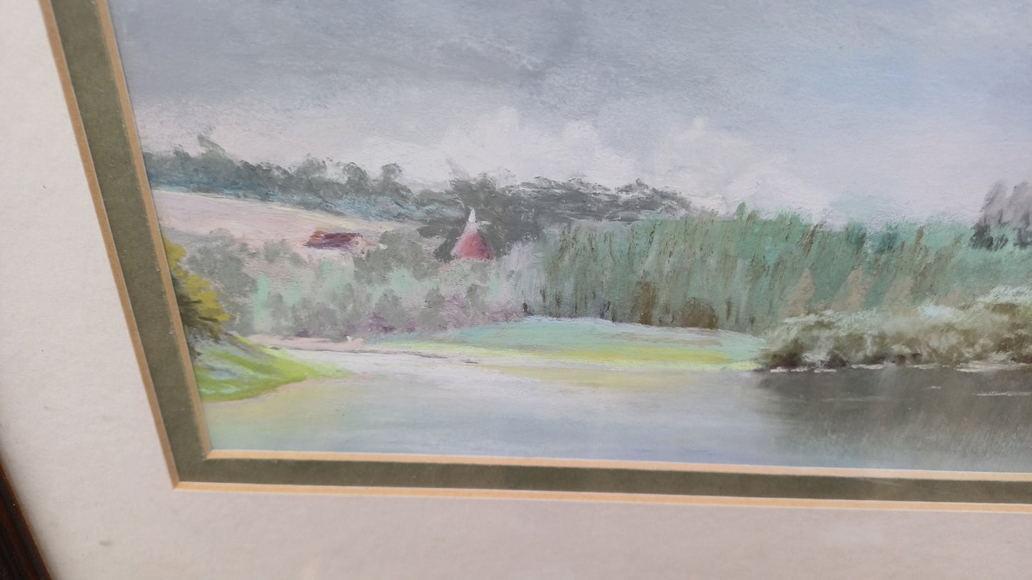 Beautiful Original Pastel Painting ‘Cloud Study’ by Mike Dell, Battle, East Sussex