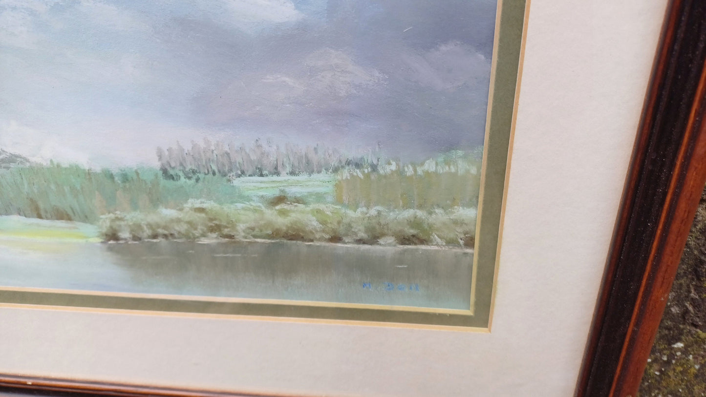 Beautiful Original Pastel Painting ‘Cloud Study’ by Mike Dell, Battle, East Sussex