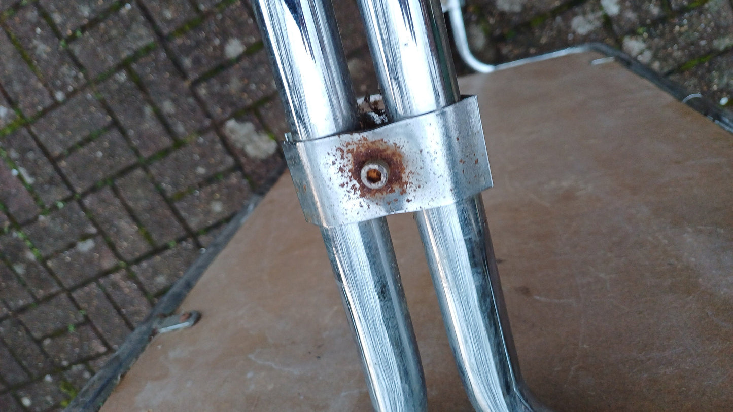 Wow! Zany Superb Vintage Retro 70's Chrome Coffee Table.