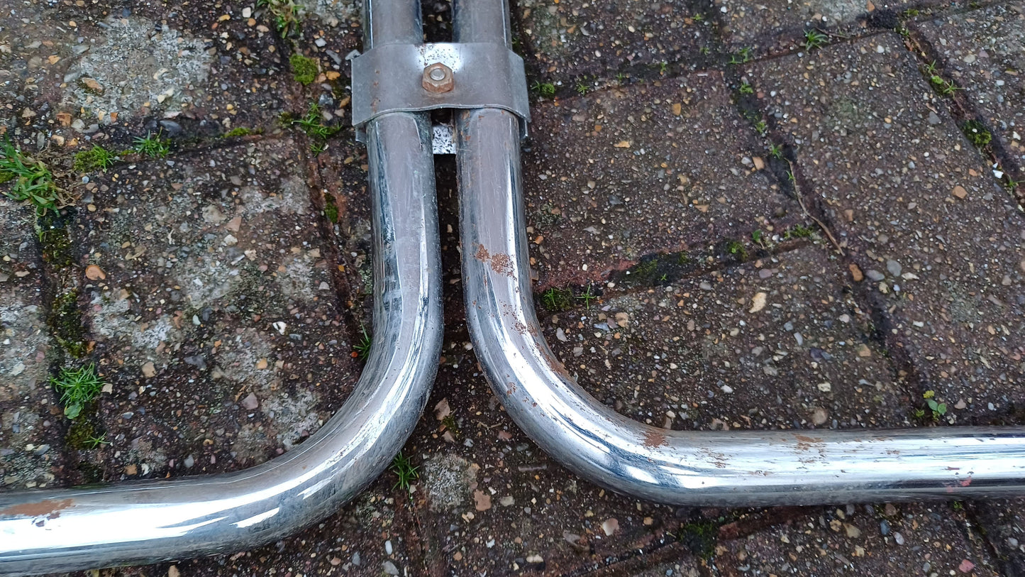 Wow! Zany Superb Vintage Retro 70's Chrome Coffee Table.