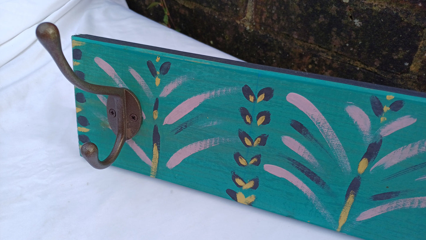 Annie Sloan Hooks Contemporary Painted Shabby Chic Coat Hooks Quality Iron Hooks Bespoke Hand Painted.