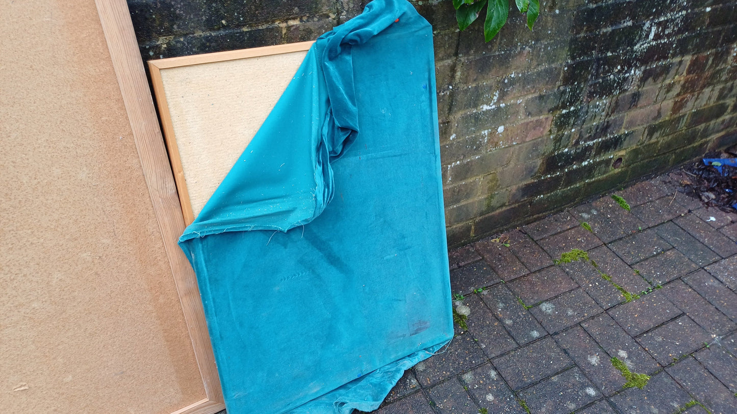 Pair of Very Large Vintage 80’s Noticeboards Fantastic and Easy Projects 108 x 72 cm
